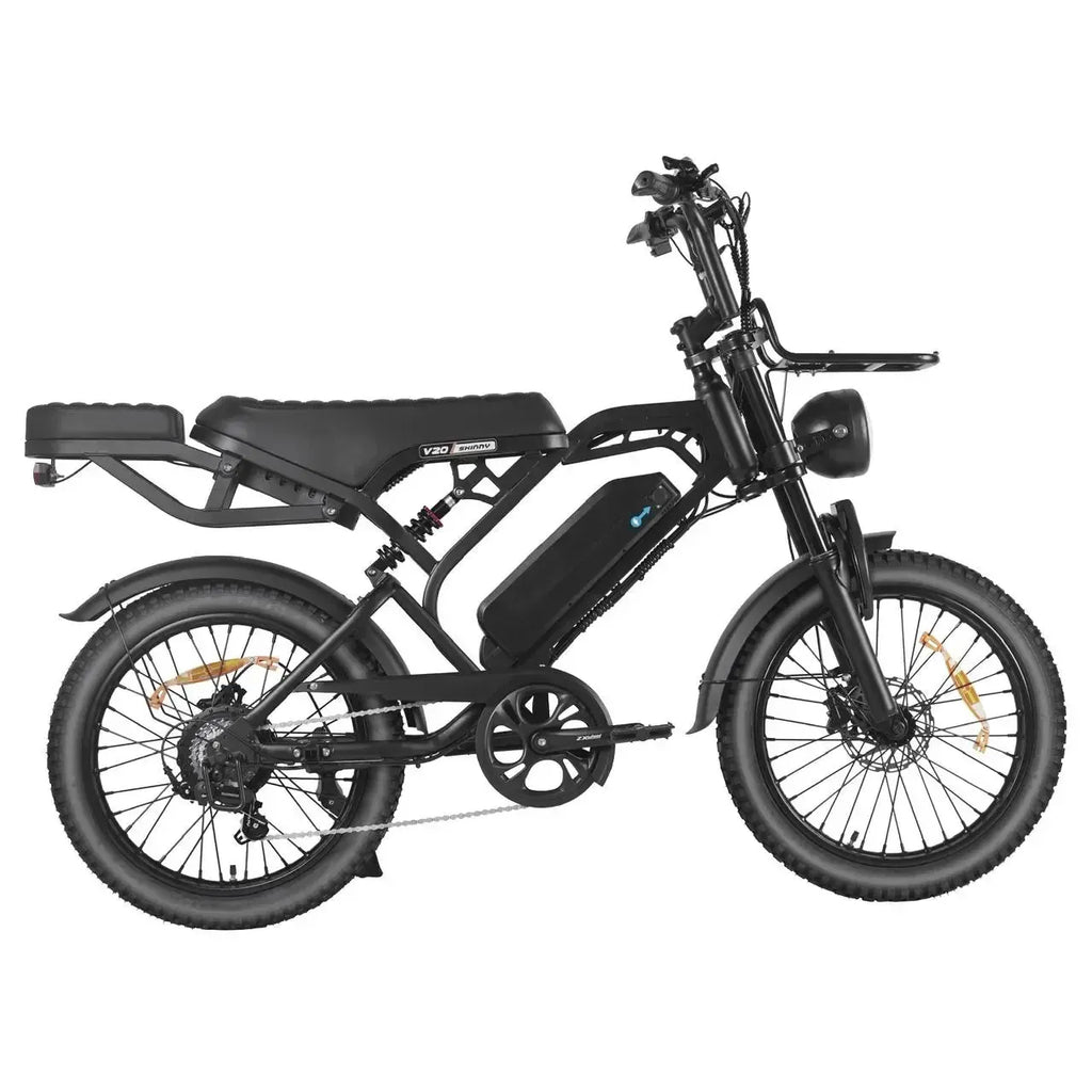 QMWheel V20 Pro Skinny Bike - Zwart